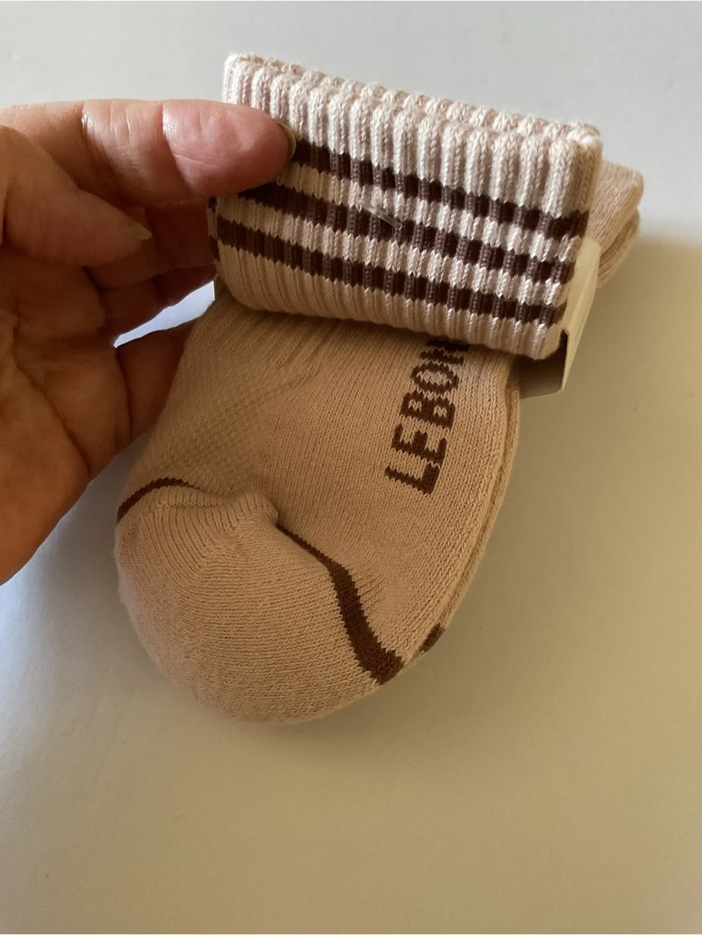LE BON SHOPPE WOMENS COTTON GIRLFRIEND SOCKS IN BELLINI OS NWT